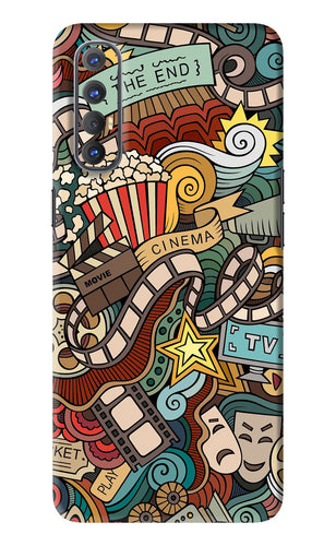 Cinema Abstract Oppo Reno 3 Pro Back Skin Wrap