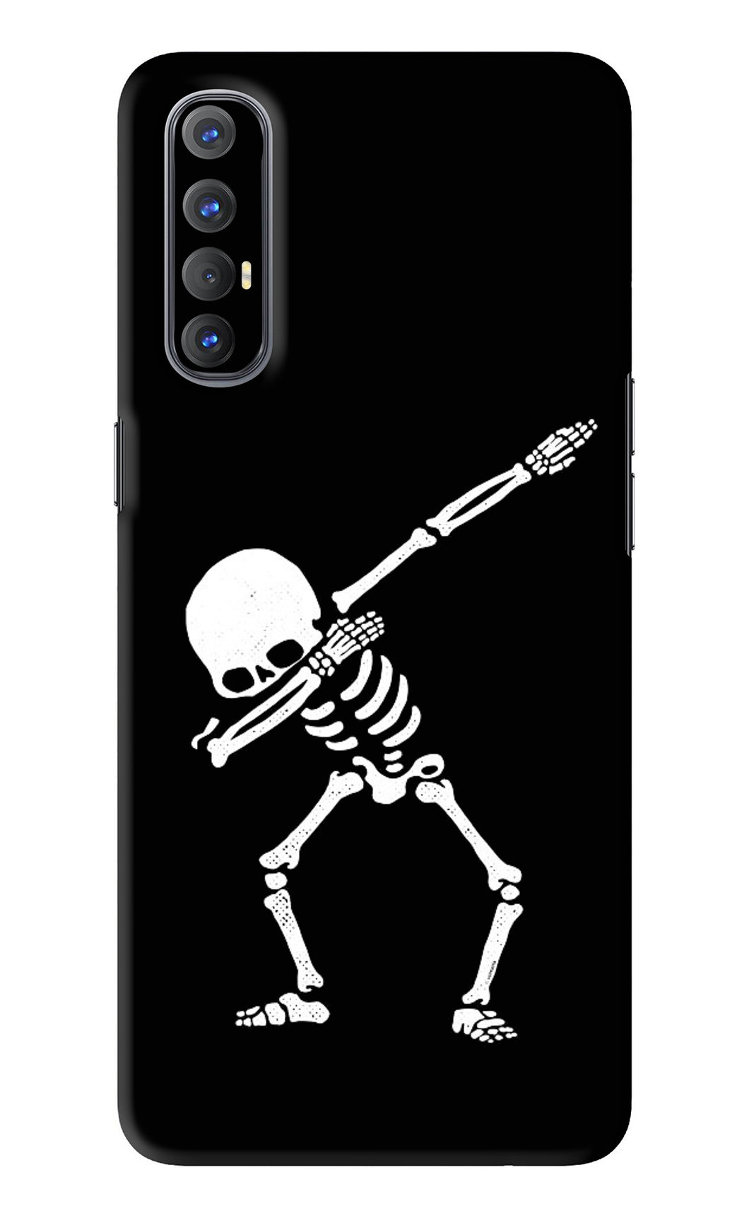 Dabbing Skeleton Art Oppo Reno 3 Pro Back Skin Wrap