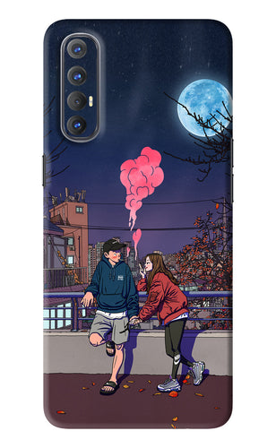 Chilling Couple Oppo Reno 3 Pro Back Skin Wrap