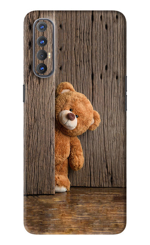 Teddy Wooden Oppo Reno 3 Pro Back Skin Wrap