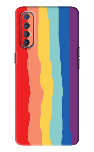 Rainbow Oppo Reno 3 Pro Back Skin Wrap