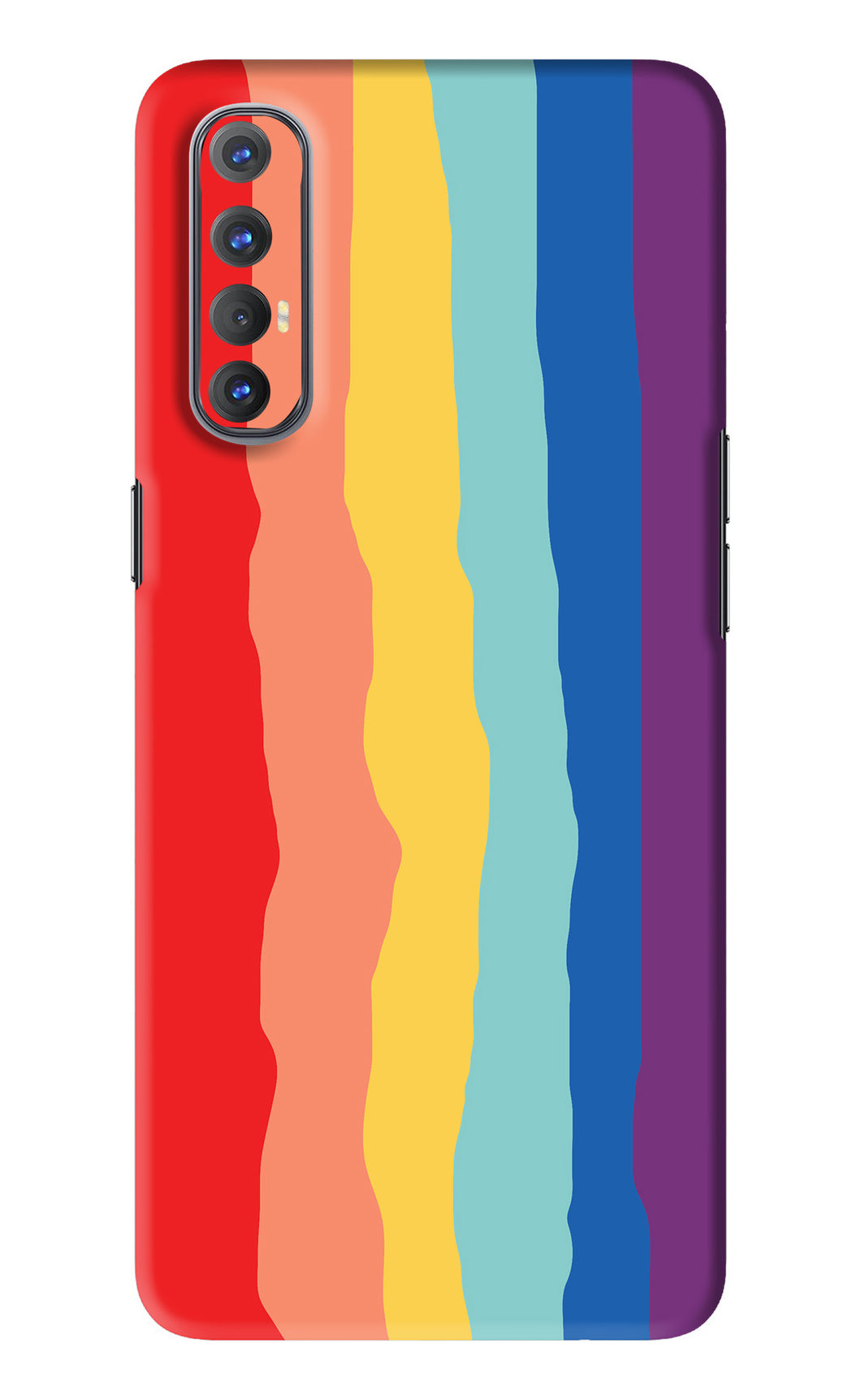 Rainbow Oppo Reno 3 Pro Back Skin Wrap
