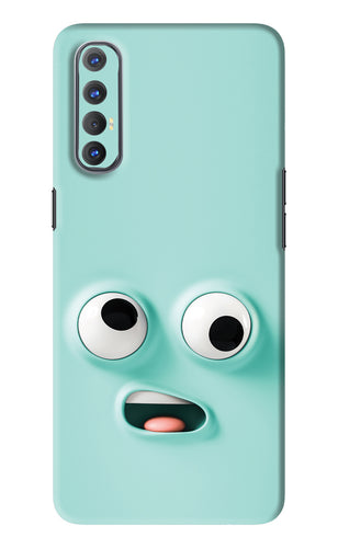 Silly Face Cartoon Oppo Reno 3 Pro Back Skin Wrap