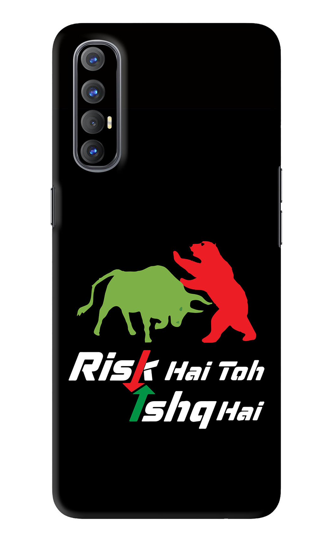 Risk Hai Toh Ishq Hai Oppo Reno 3 Pro Back Skin Wrap
