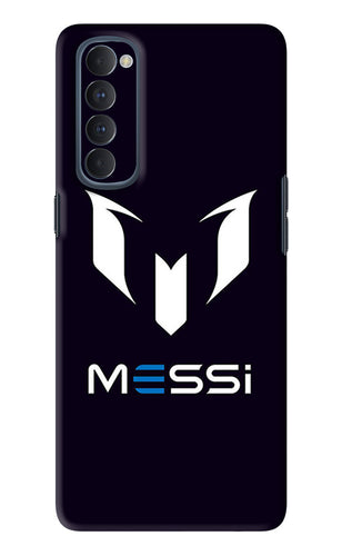 Messi Logo Oppo Reno 4 Pro Back Skin Wrap