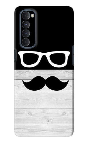 Mustache Oppo Reno 4 Pro Back Skin Wrap