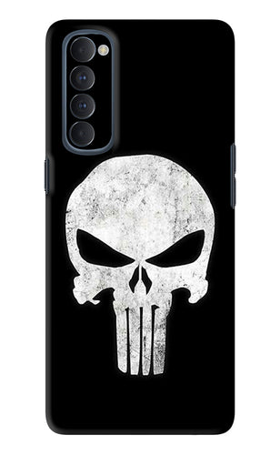 Punisher Skull Oppo Reno 4 Pro Back Skin Wrap