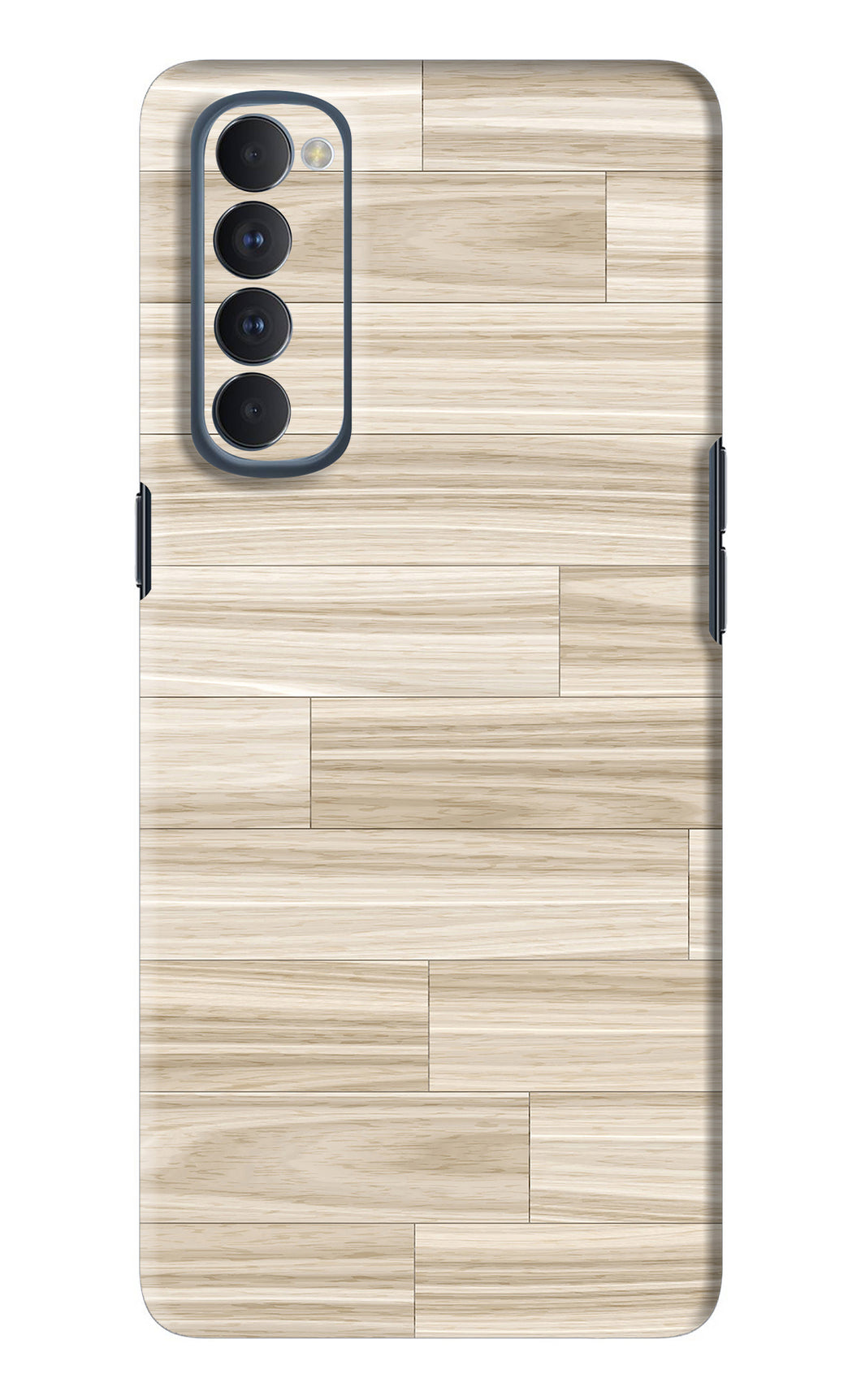 Wooden Art Texture Oppo Reno 4 Pro Back Skin Wrap