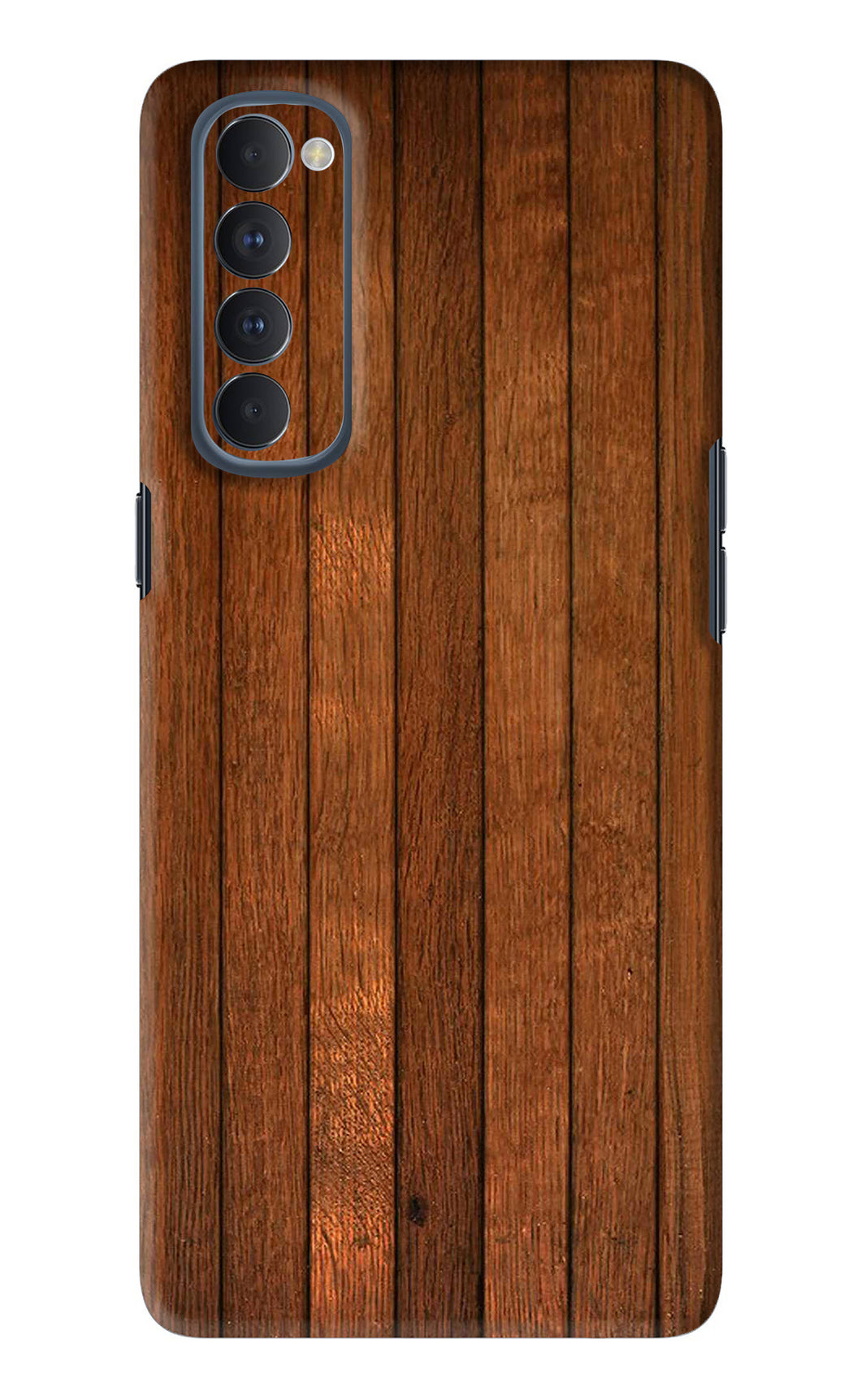 Wooden Artwork Bands Oppo Reno 4 Pro Back Skin Wrap