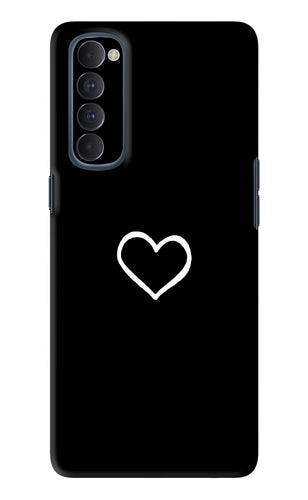 Heart Oppo Reno 4 Pro Back Skin Wrap
