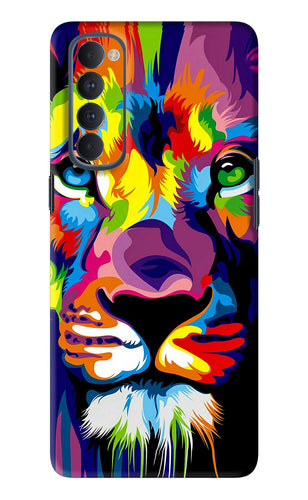 Lion Oppo Reno 4 Pro Back Skin Wrap