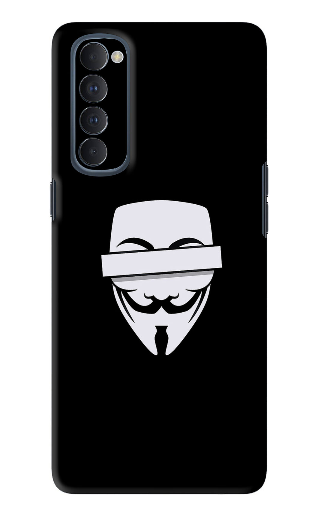Anonymous Face Oppo Reno 4 Pro Back Skin Wrap