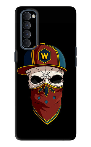 Skull Oppo Reno 4 Pro Back Skin Wrap