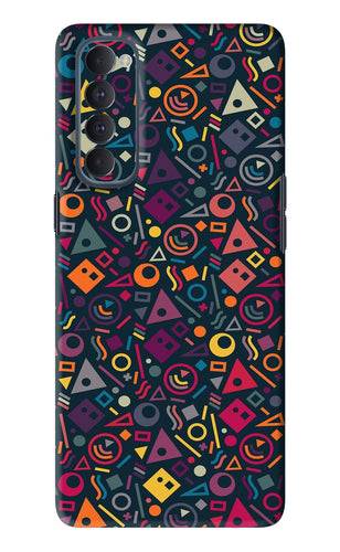 Geometric Abstract Oppo Reno 4 Pro Back Skin Wrap