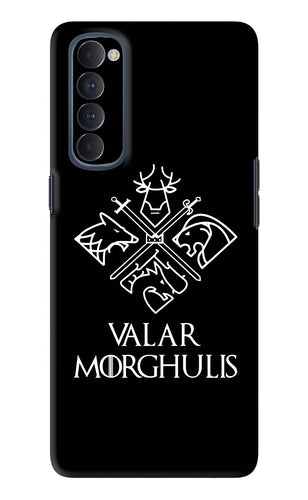 Valar Morghulis | Game Of Thrones Oppo Reno 4 Pro Back Skin Wrap