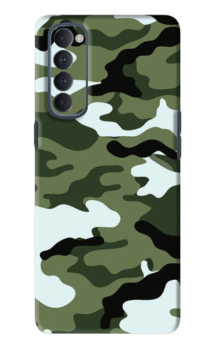 Camouflage 1 Oppo Reno 4 Pro Back Skin Wrap