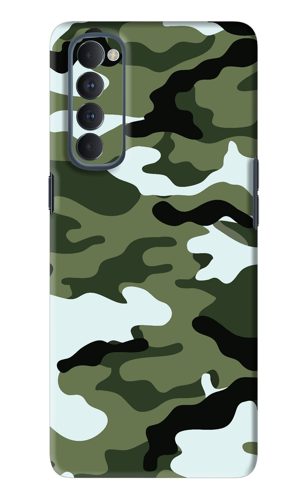 Camouflage 1 Oppo Reno 4 Pro Back Skin Wrap