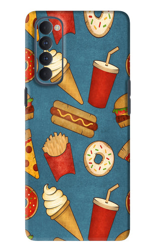 Foodie Oppo Reno 4 Pro Back Skin Wrap