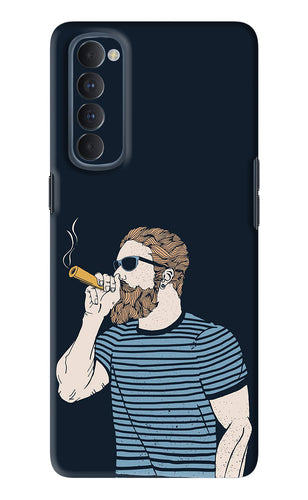 Smoking Oppo Reno 4 Pro Back Skin Wrap
