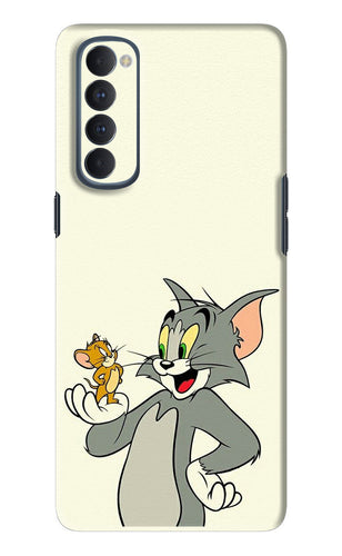 Tom & Jerry Oppo Reno 4 Pro Back Skin Wrap