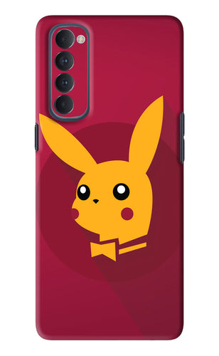 Pikachu Oppo Reno 4 Pro Back Skin Wrap