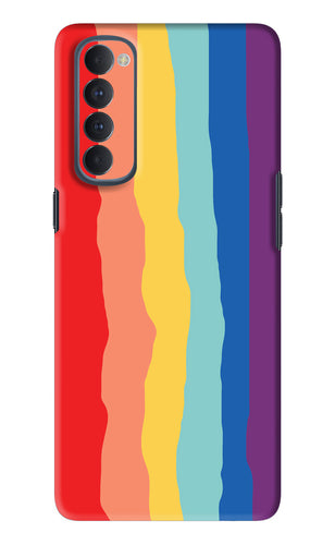 Rainbow Oppo Reno 4 Pro Back Skin Wrap