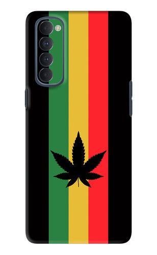 Weed Flag Oppo Reno 4 Pro Back Skin Wrap