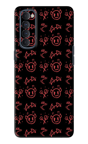 Devil Oppo Reno 4 Pro Back Skin Wrap