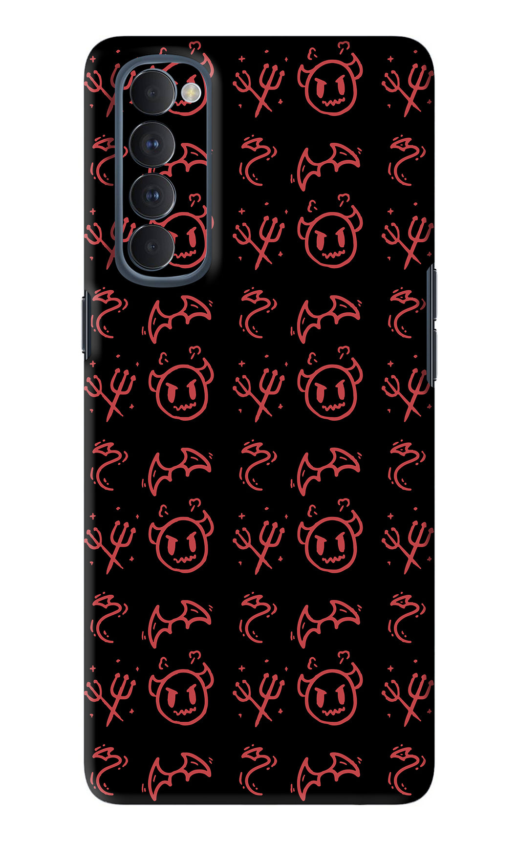 Devil Oppo Reno 4 Pro Back Skin Wrap