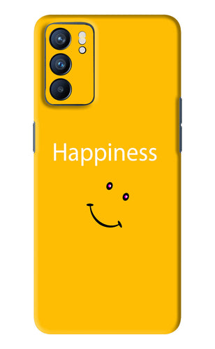 Happiness With Smiley Oppo Reno 6 Back Skin Wrap
