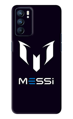 Messi Logo Oppo Reno 6 Back Skin Wrap