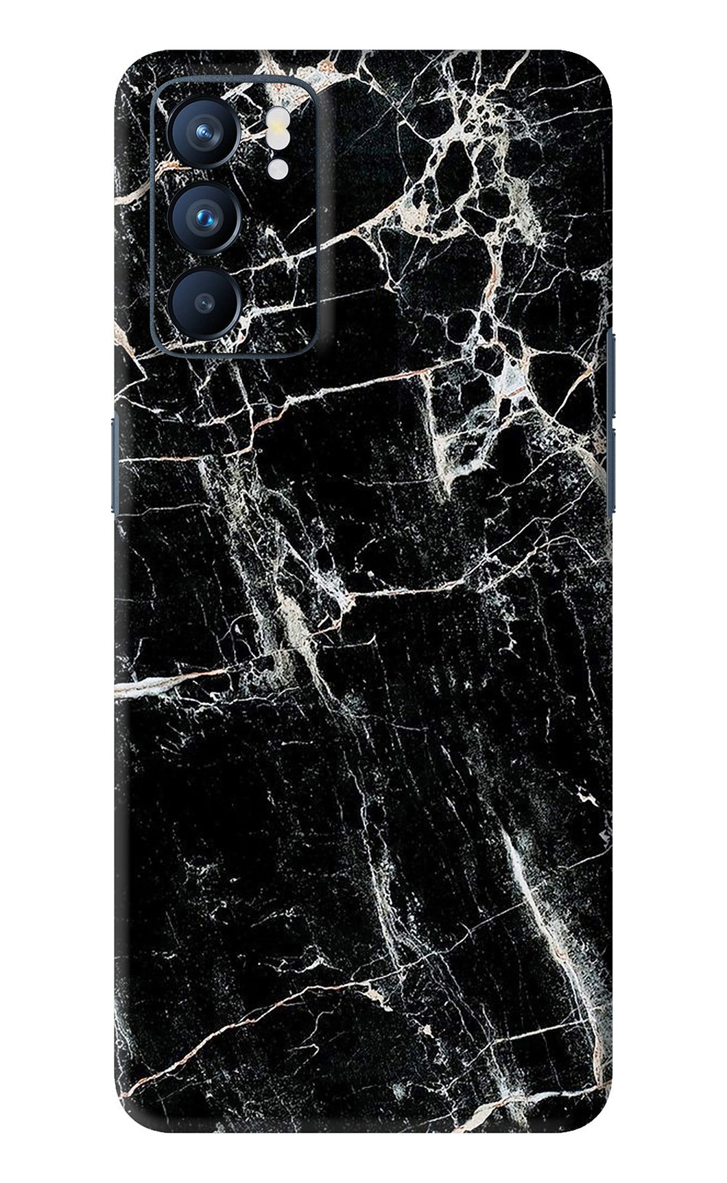 Black Marble Texture 1 Oppo Reno 6 Back Skin Wrap
