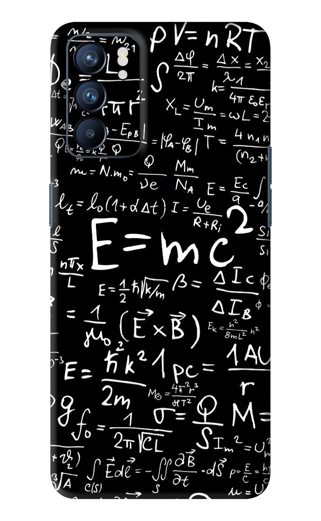 Physics Albert Einstein Formula Oppo Reno 6 Back Skin Wrap