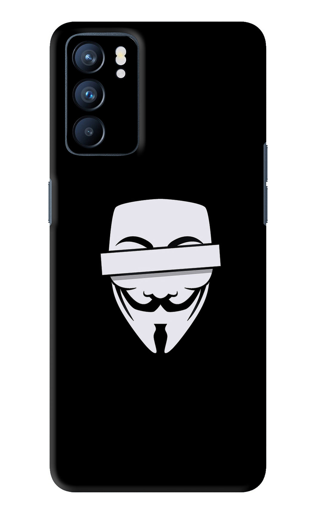 Anonymous Face Oppo Reno 6 Back Skin Wrap