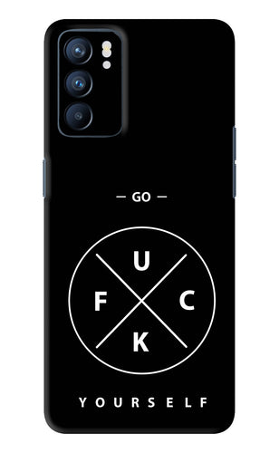 Go Fuck Yourself Oppo Reno 6 Back Skin Wrap