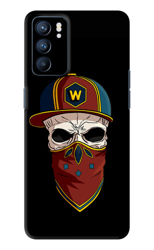 Skull Oppo Reno 6 Back Skin Wrap