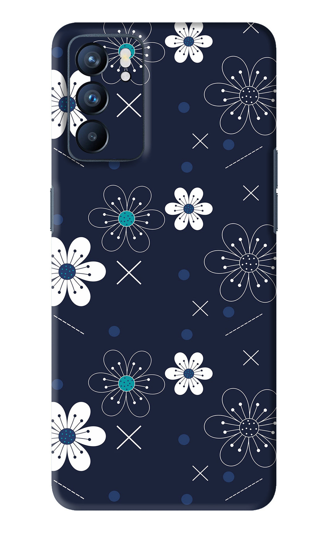 Flowers 4 Oppo Reno 6 Back Skin Wrap
