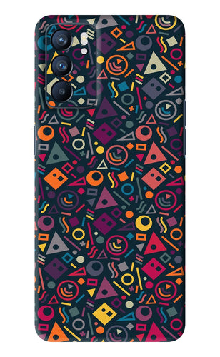 Geometric Abstract Oppo Reno 6 Back Skin Wrap