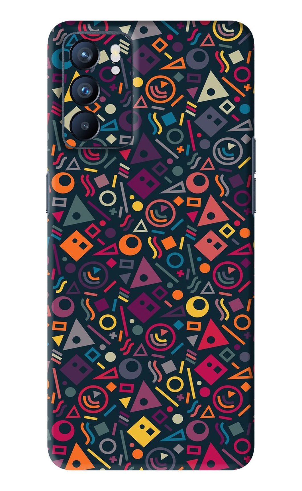 Geometric Abstract Oppo Reno 6 Back Skin Wrap