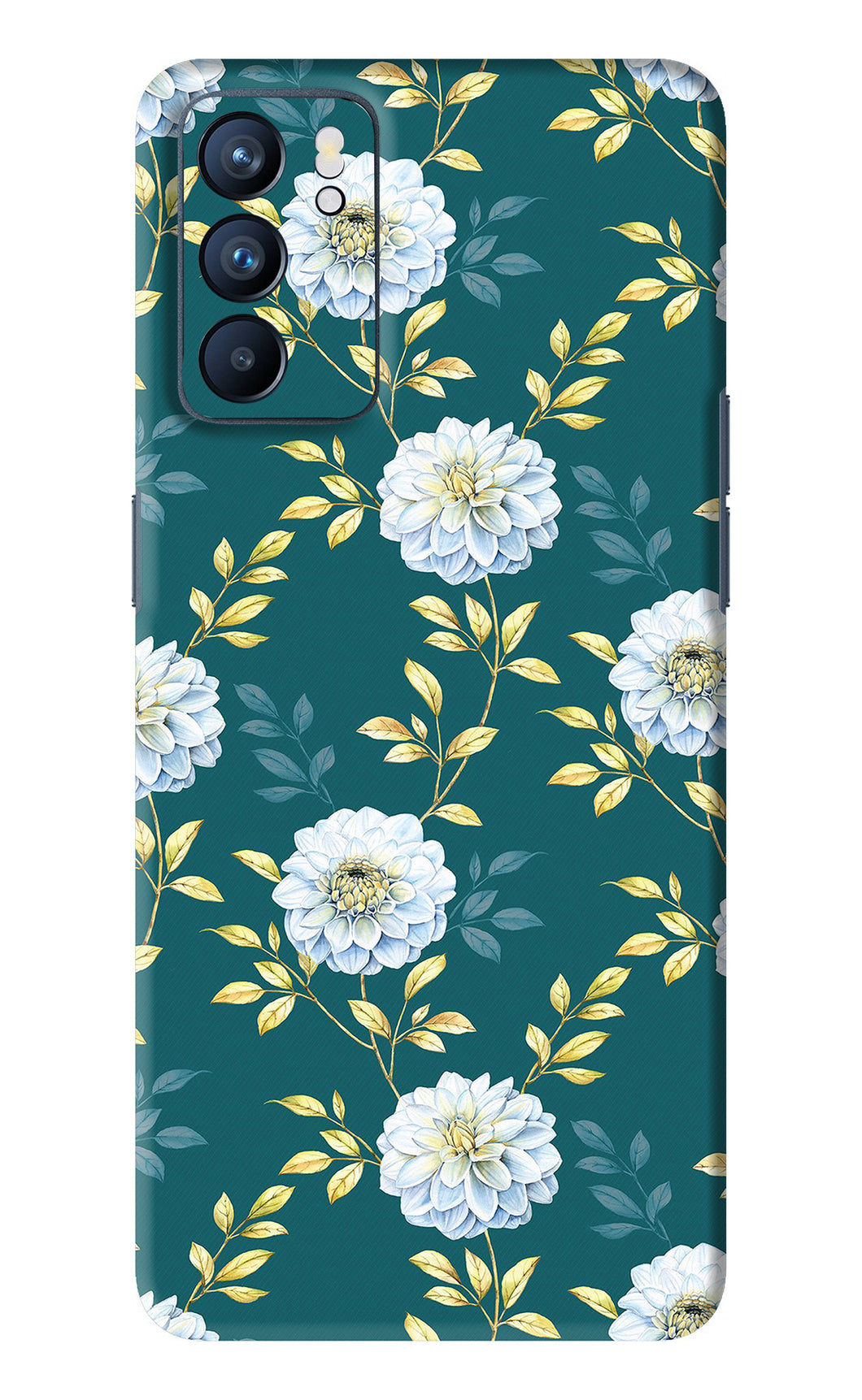 Flowers 5 Oppo Reno 6 Back Skin Wrap