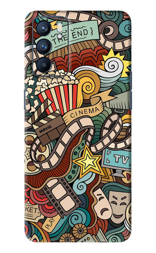 Cinema Abstract Oppo Reno 6 Back Skin Wrap