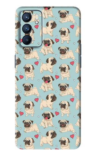 Pug Dog Oppo Reno 6 Back Skin Wrap
