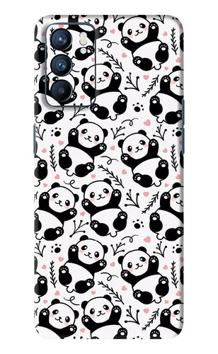 Cute Panda Oppo Reno 6 Back Skin Wrap
