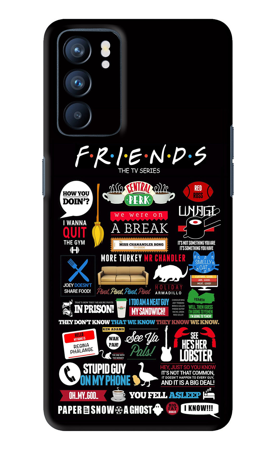 FRIENDS Oppo Reno 6 Back Skin Wrap