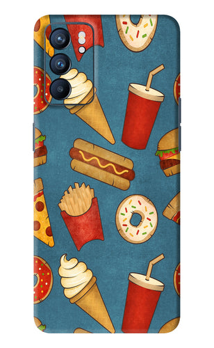 Foodie Oppo Reno 6 Back Skin Wrap