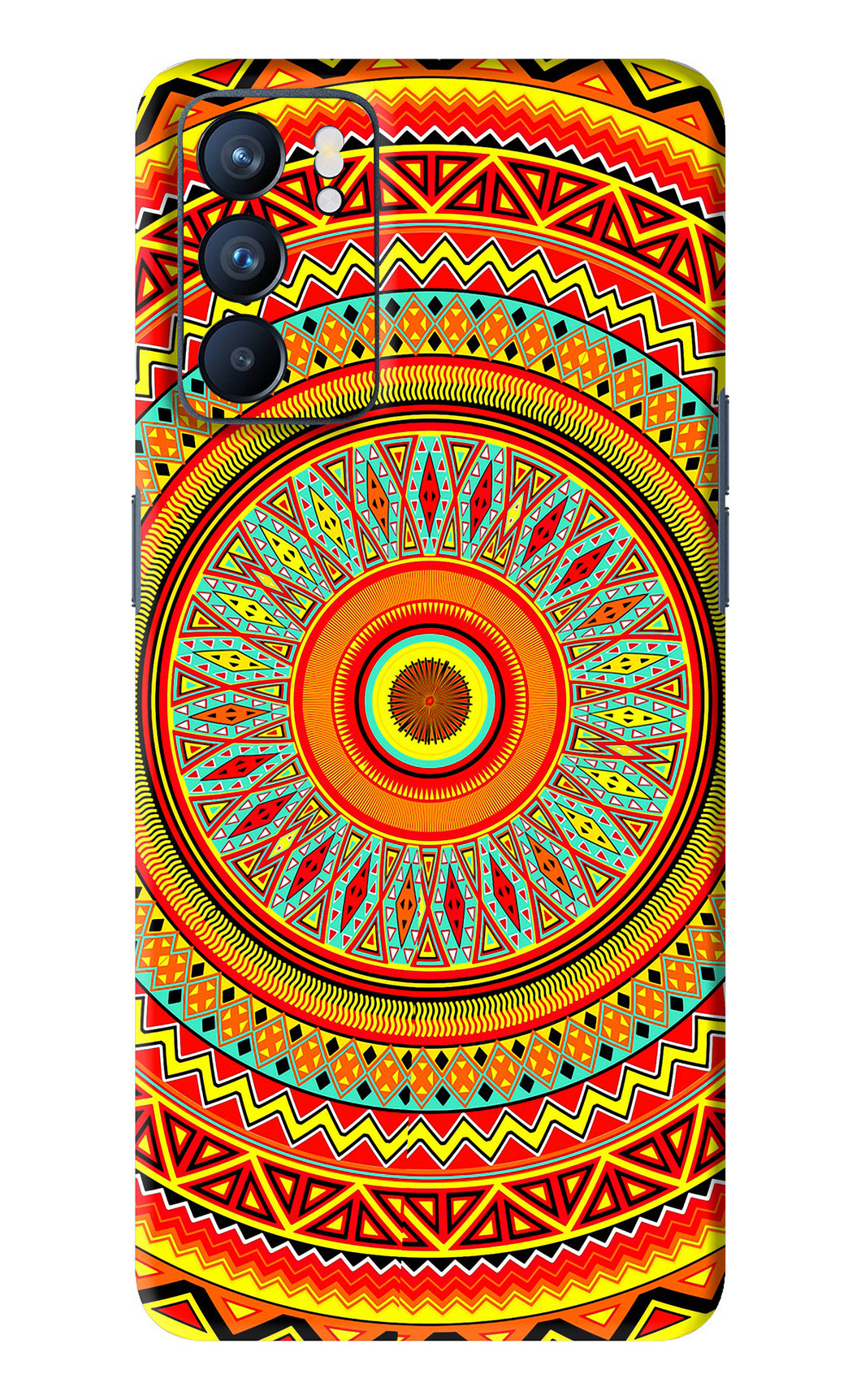 Mandala Pattern Oppo Reno 6 Back Skin Wrap