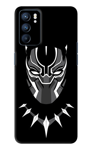 Black Panther Oppo Reno 6 Back Skin Wrap