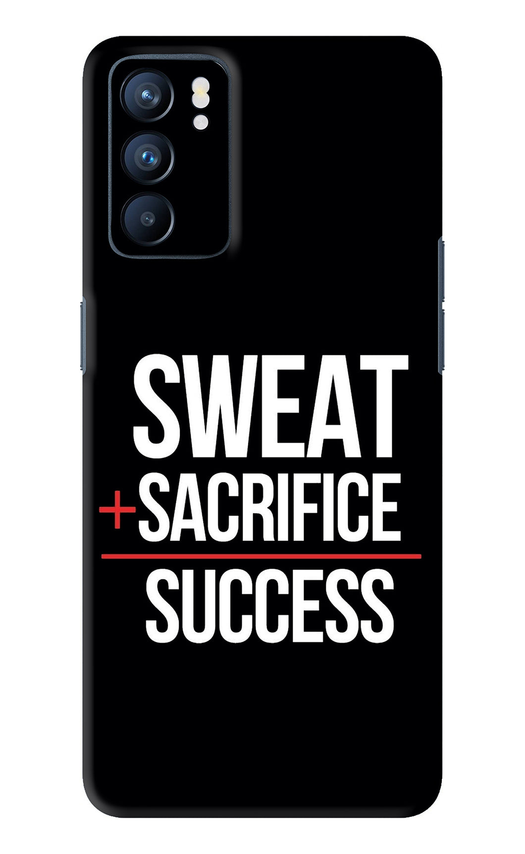 Sweat Sacrifice Success Oppo Reno 6 Back Skin Wrap