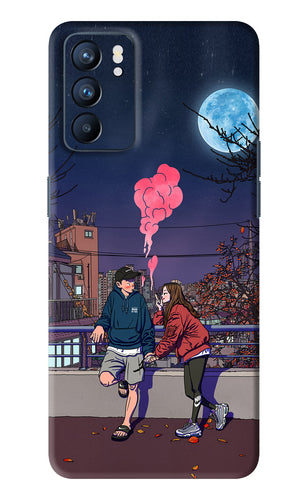 Chilling Couple Oppo Reno 6 Back Skin Wrap