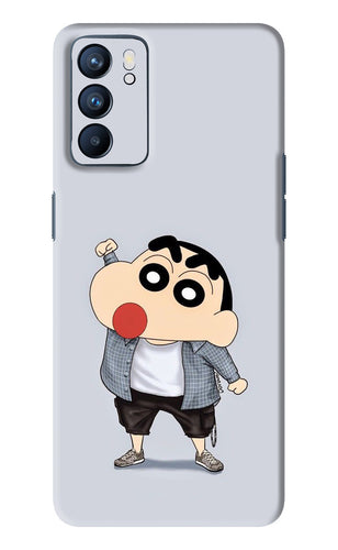 Shinchan Oppo Reno 6 Back Skin Wrap